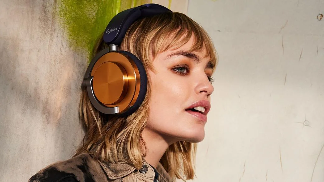 Dyson Zone headphones with air purification visor attached