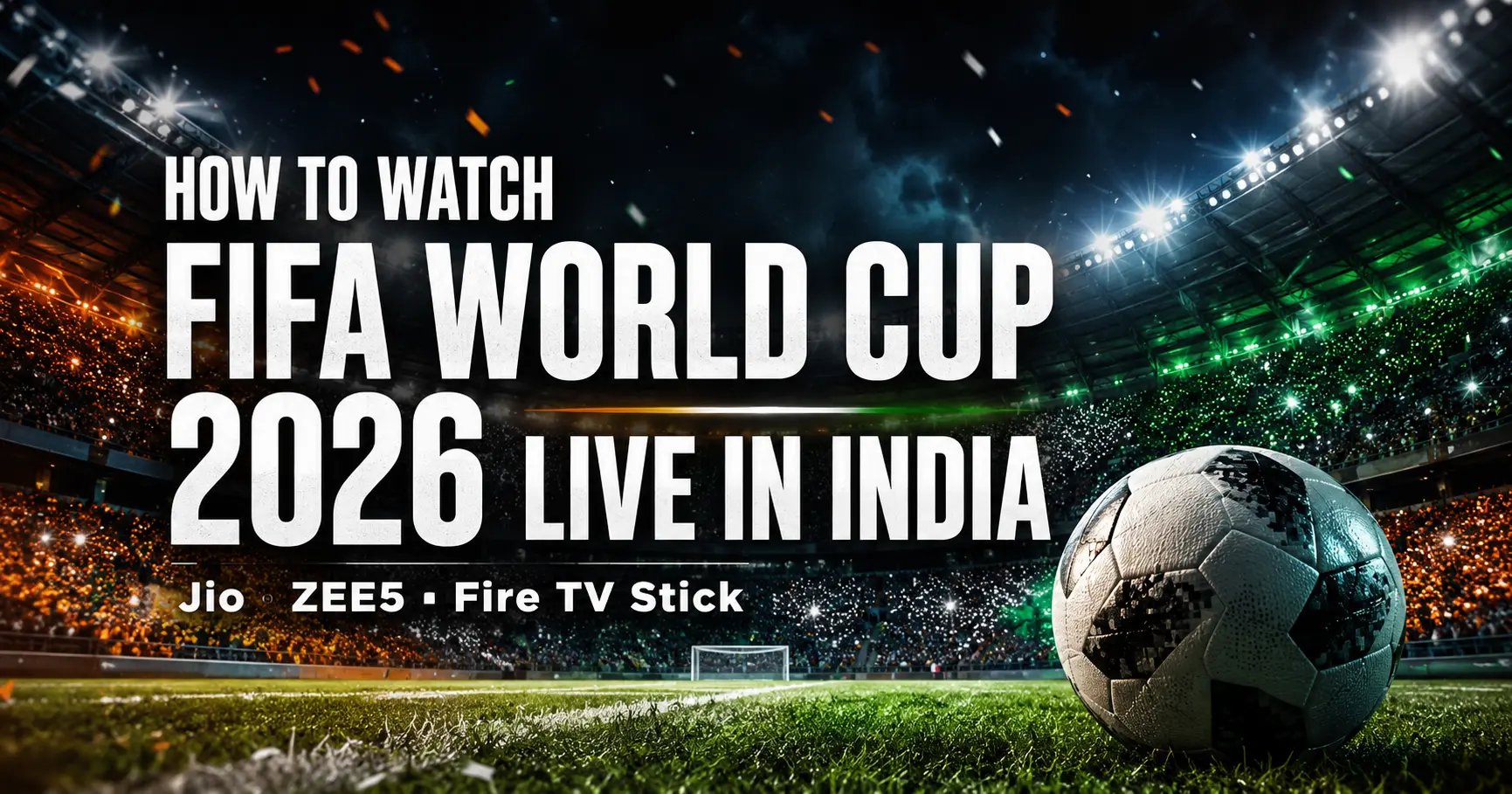 How to Watch FIFA World Cup 2026 Live in India — Jio, ZEE5 and Fire TV Stick guide